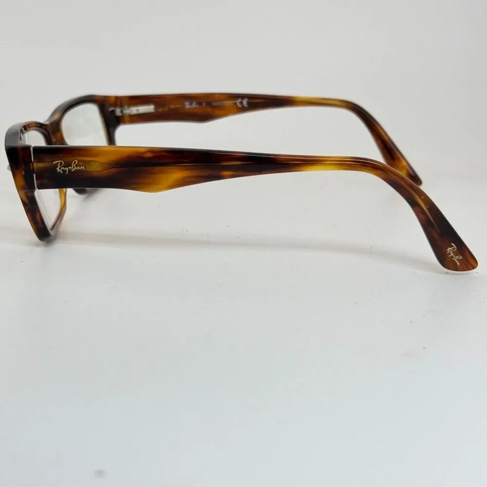 Ray Ban‎ Eyeglasses Frames Only RB 5254 2144 52-18-145, Brown Striped H15224